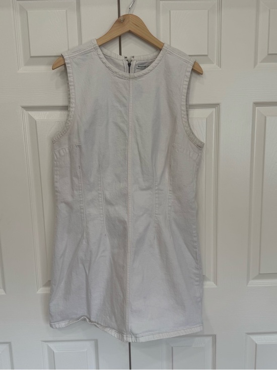 Abercrombie & Fitch Mila White Denim Mini Dress - Picture 2 of 5